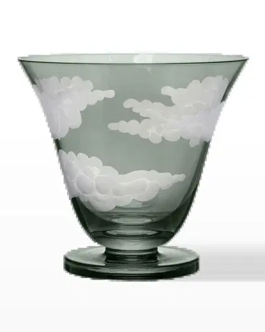Jonathan Hansen In The Clouds Stemless Wine Glass, Gray - 8 oz. | Thumbnail 2 Jonathan Hansen In The Clouds Stemless Wine Glass, Gray - 8 oz. | Thumbnail 2