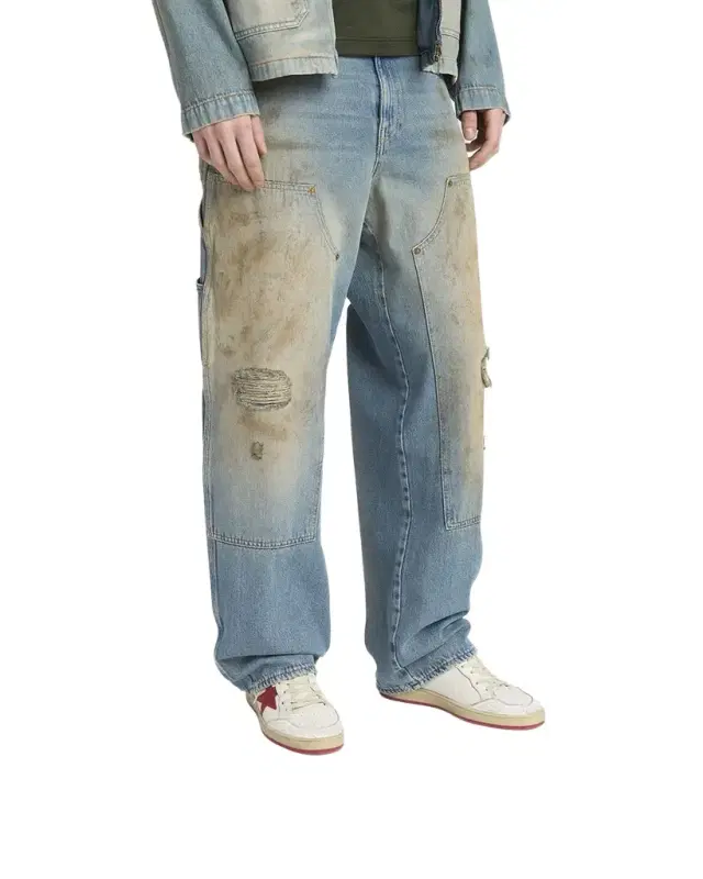 Men 's Ball Star Distressed Low-Top Sneakers Men 's Ball Star Distressed Low-Top Sneakers