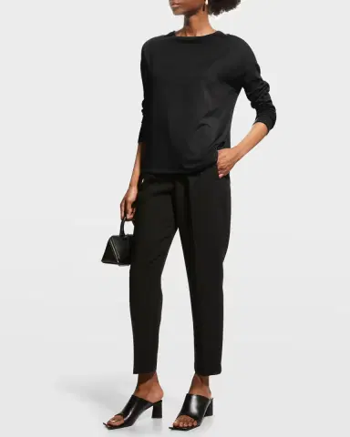 Majestic Filatures Drop-Shoulder Crewneck French Terry T-Shirt | Thumbnail 2 Majestic Filatures Drop-Shoulder Crewneck French Terry T-Shirt | Thumbnail 2