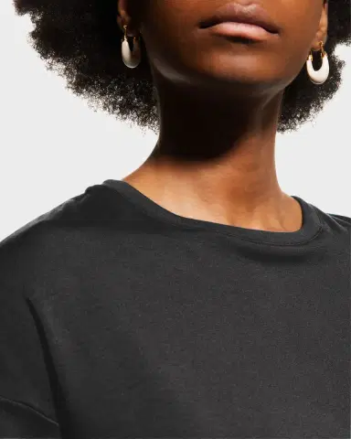 Majestic Filatures Drop-Shoulder Crewneck French Terry T-Shirt | Thumbnail 5 Majestic Filatures Drop-Shoulder Crewneck French Terry T-Shirt | Thumbnail 5