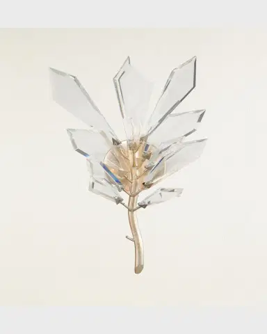 John-Richard Collection Gotta Single Light Cut Crystal Wall Sconce | Thumbnail 2 John-Richard Collection Gotta Single Light Cut Crystal Wall Sconce | Thumbnail 2