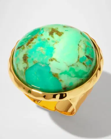 NEST Jewelry Green Turquoise Adjustable Statement Ring | Thumbnail 2 NEST Jewelry Green Turquoise Adjustable Statement Ring | Thumbnail 2