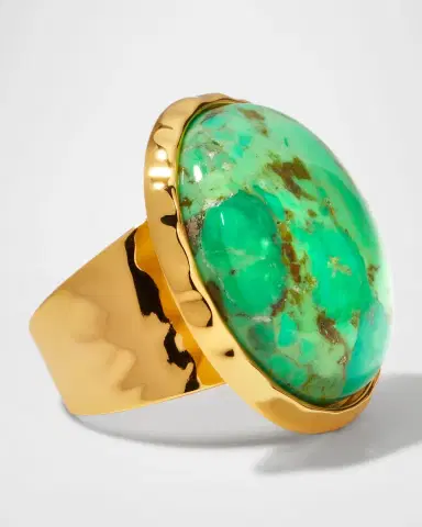 NEST Jewelry Green Turquoise Adjustable Statement Ring | Thumbnail 3 NEST Jewelry Green Turquoise Adjustable Statement Ring | Thumbnail 3