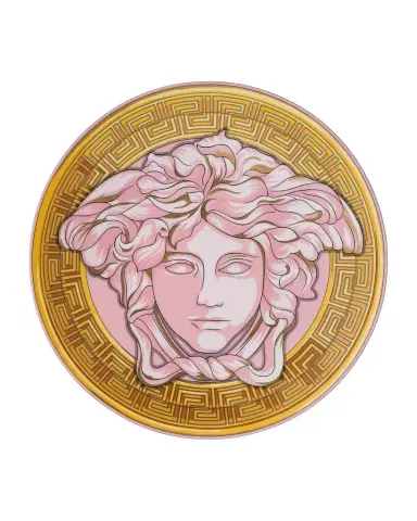 Versace Medusa Amplified Pink Coin Service Plate | Thumbnail 1 Versace Medusa Amplified Pink Coin Service Plate | Thumbnail 1
