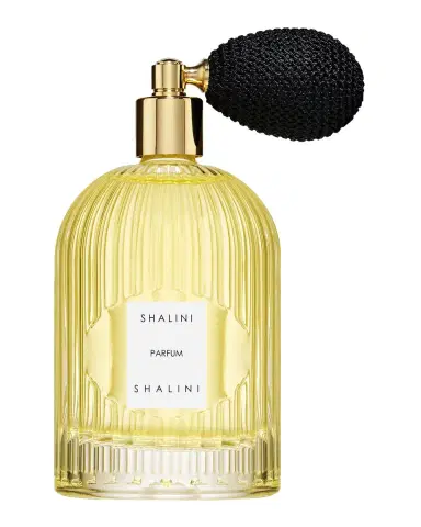 Shalini Parfum Shalini Eau de Parfum in Byzantine Glass Flacon w/ Black Bulb Atomizer | Thumbnail 2 Shalini Parfum Shalini Eau de Parfum in Byzantine Glass Flacon w/ Black Bulb Atomizer | Thumbnail 2