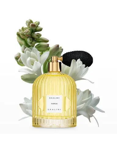 Shalini Parfum Shalini Eau de Parfum in Byzantine Glass Flacon w/ Black Bulb Atomizer | Thumbnail 4 Shalini Parfum Shalini Eau de Parfum in Byzantine Glass Flacon w/ Black Bulb Atomizer | Thumbnail 4