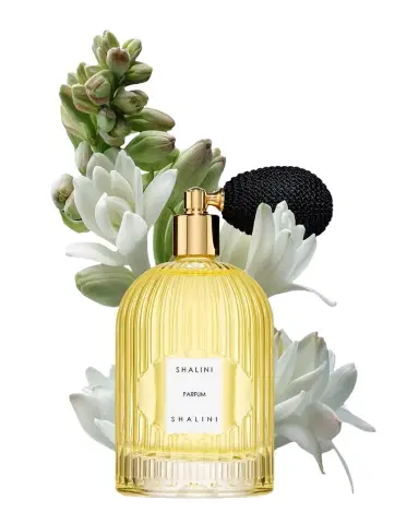 Shalini Parfum Shalini Eau de Parfum in Byzantine Glass Flacon w/ Black Bulb Atomizer | Thumbnail 1 Shalini Parfum Shalini Eau de Parfum in Byzantine Glass Flacon w/ Black Bulb Atomizer | Thumbnail 1