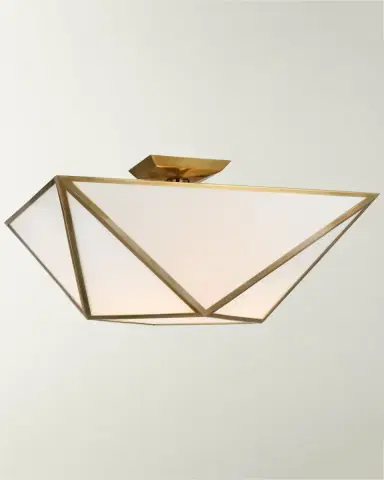 Visual Comfort Signature Lorino Large Semi-Flush Mount By Julie Neill | Thumbnail 2 Visual Comfort Signature Lorino Large Semi-Flush Mount By Julie Neill | Thumbnail 2