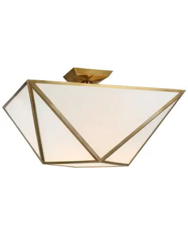 Visual Comfort Signature Lorino Large Semi-Flush Mount By Julie Neill | Thumbnail 1 Visual Comfort Signature Lorino Large Semi-Flush Mount By Julie Neill | Thumbnail 1