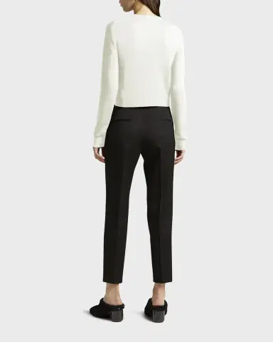 Jil Sander Straight-Leg Ankle Grain De Poudre Trousers | Thumbnail 2 Jil Sander Straight-Leg Ankle Grain De Poudre Trousers | Thumbnail 2