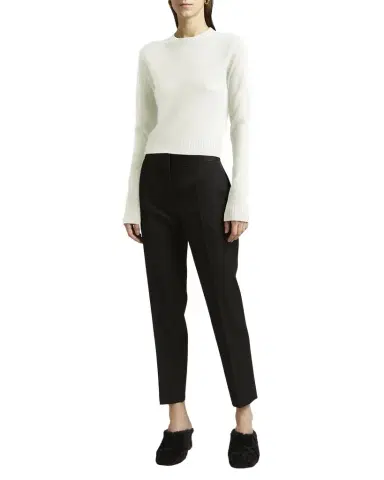 Jil Sander Straight-Leg Ankle Grain De Poudre Trousers | Thumbnail 1 Jil Sander Straight-Leg Ankle Grain De Poudre Trousers | Thumbnail 1
