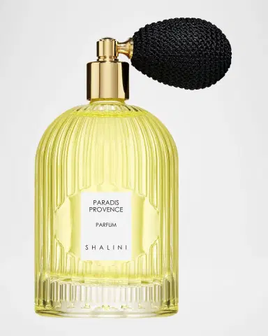 Shalini Parfum Paradis Provence Parfum in Byzantine Glass Flacon w/ Black Bulb Atomizer, 3.4 oz. | Thumbnail 4 Shalini Parfum Paradis Provence Parfum in Byzantine Glass Flacon w/ Black Bulb Atomizer, 3.4 oz. | Thumbnail 4