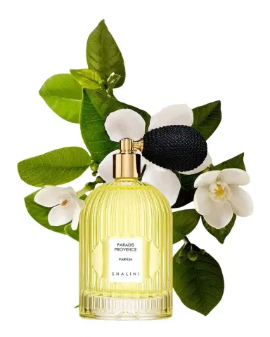Shalini Parfum Paradis Provence Parfum in Byzantine Glass Flacon w/ Black Bulb Atomizer, 3.4 oz. | Thumbnail 1 Shalini Parfum Paradis Provence Parfum in Byzantine Glass Flacon w/ Black Bulb Atomizer, 3.4 oz. | Thumbnail 1