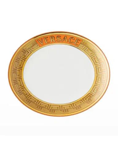 Versace Medusa Amplified Orange Coin Salad Plate | Thumbnail 3 Versace Medusa Amplified Orange Coin Salad Plate | Thumbnail 3