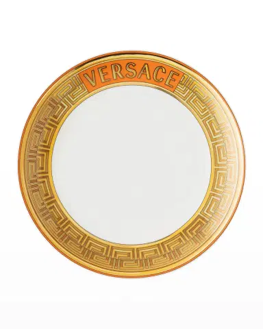 Versace Medusa Amplified Orange Coin Salad Plate | Thumbnail 1 Versace Medusa Amplified Orange Coin Salad Plate | Thumbnail 1