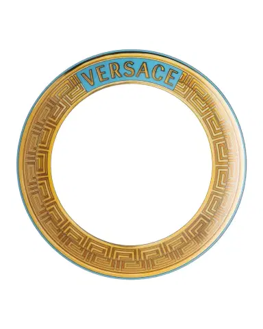 Versace Medusa Amplified Blue Coin Salad Plate | Thumbnail 1 Versace Medusa Amplified Blue Coin Salad Plate | Thumbnail 1