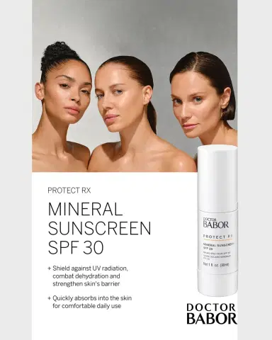 Babor PROTECT RX Mineral Sunscreen SPF 30, 30mL/ 1 oz. | Thumbnail 4 Babor PROTECT RX Mineral Sunscreen SPF 30, 30mL/ 1 oz. | Thumbnail 4