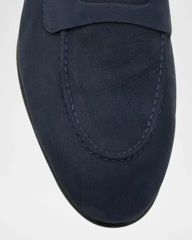 Brioni Men's Leather Penny Loafers | Thumbnail 6 Brioni Men's Leather Penny Loafers | Thumbnail 6
