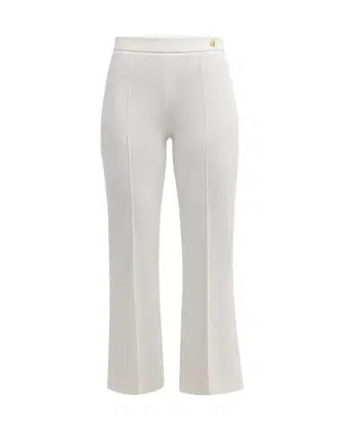 CALLAS MILANO Lola Cropped High-Rise Jersey Pants | Thumbnail 1 CALLAS MILANO Lola Cropped High-Rise Jersey Pants | Thumbnail 1