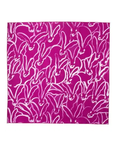Hunt Slonem Rabbit Run Cotton Dinner Napkin | Thumbnail 1 Hunt Slonem Rabbit Run Cotton Dinner Napkin | Thumbnail 1