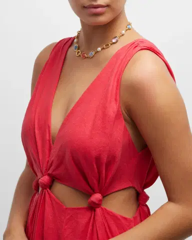 Ben-Amun Multi-Stone and Shape Necklace | Thumbnail 5 Ben-Amun Multi-Stone and Shape Necklace | Thumbnail 5
