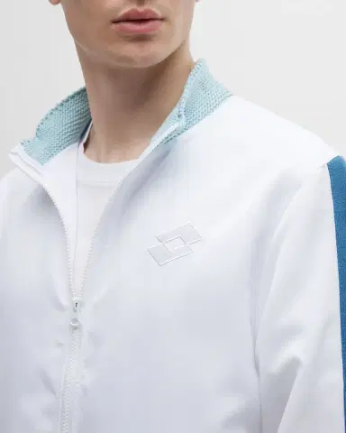 Lotto Italia Men 's Knit-Trim Track Jacket | Thumbnail 5 Lotto Italia Men 's Knit-Trim Track Jacket | Thumbnail 5