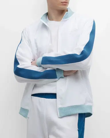 Lotto Italia Men 's Knit-Trim Track Jacket | Thumbnail 6 Lotto Italia Men 's Knit-Trim Track Jacket | Thumbnail 6