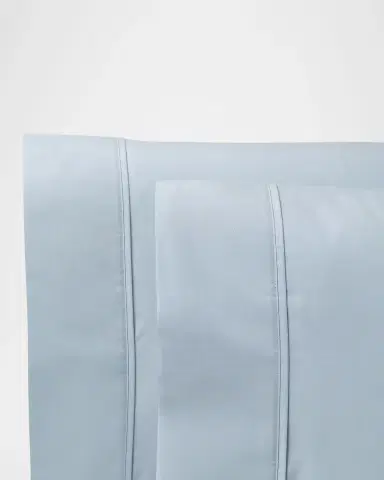 Ralph Lauren Home Organic 464 Percale Pillowcase, KING CASE | Thumbnail 2 Ralph Lauren Home Organic 464 Percale Pillowcase, KING CASE | Thumbnail 2