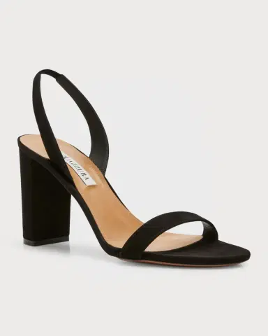 Aquazzura So Nude Block-Heel Halter Sandals | Thumbnail 3 Aquazzura So Nude Block-Heel Halter Sandals | Thumbnail 3