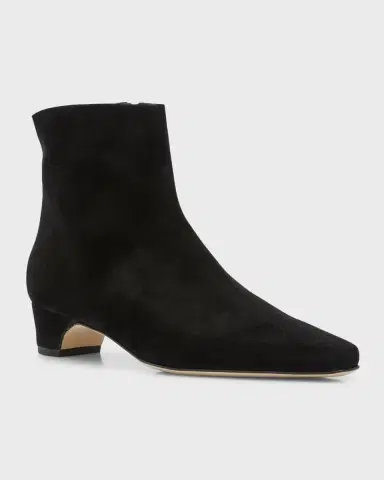 Manolo Blahnik Tolarc Suede Zip Ankle Booties | Thumbnail 16 Manolo Blahnik Tolarc Suede Zip Ankle Booties | Thumbnail 16