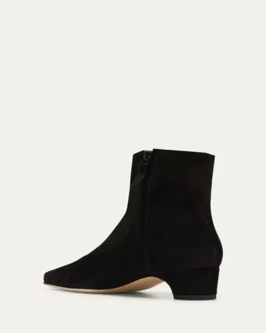 Manolo Blahnik Tolarc Suede Zip Ankle Booties | Thumbnail 8 Manolo Blahnik Tolarc Suede Zip Ankle Booties | Thumbnail 8