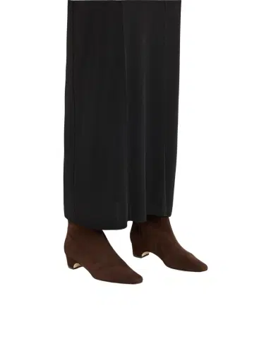 Manolo Blahnik Tolarc Suede Zip Ankle Booties | Thumbnail 1 Manolo Blahnik Tolarc Suede Zip Ankle Booties | Thumbnail 1