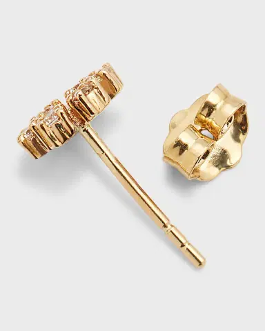 Sydney Evan 14k Gold Diamond Marquise Eye Single Stud Earring | Thumbnail 4 Sydney Evan 14k Gold Diamond Marquise Eye Single Stud Earring | Thumbnail 4