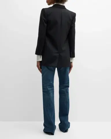 Nili Lotan Diane Single-Breasted Blazer Jacket | Thumbnail 5 Nili Lotan Diane Single-Breasted Blazer Jacket | Thumbnail 5