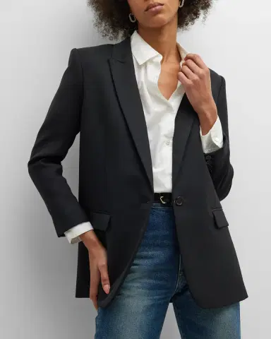 Nili Lotan Diane Single-Breasted Blazer Jacket | Thumbnail 6 Nili Lotan Diane Single-Breasted Blazer Jacket | Thumbnail 6