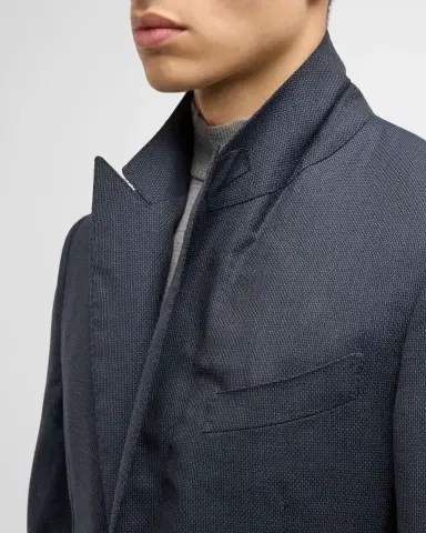 Tom Ford Men's Shelton Micro-Hopsack Suit | Thumbnail 8 Tom Ford Men's Shelton Micro-Hopsack Suit | Thumbnail 8