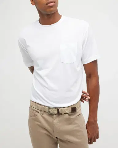 Peter Millar Men's Seaside Summer Pocket T-Shirt | Thumbnail 5 Peter Millar Men's Seaside Summer Pocket T-Shirt | Thumbnail 5
