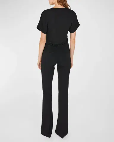 CALLAS Milano Jules Low-Rise Stretch Flare Pants | Thumbnail 2 CALLAS Milano Jules Low-Rise Stretch Flare Pants | Thumbnail 2
