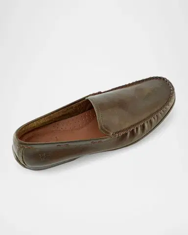 Frye Men's Lewis Leather Venetian Loafers | Thumbnail 2 Frye Men's Lewis Leather Venetian Loafers | Thumbnail 2