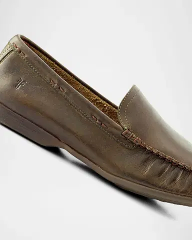 Frye Men's Lewis Leather Venetian Loafers | Thumbnail 3 Frye Men's Lewis Leather Venetian Loafers | Thumbnail 3