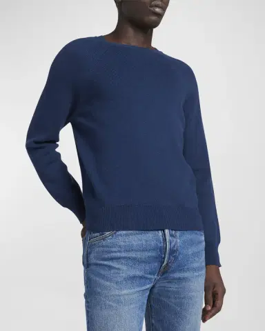 Tom Ford Men's Wool Crewneck Sweater | Thumbnail 7 Tom Ford Men's Wool Crewneck Sweater | Thumbnail 7