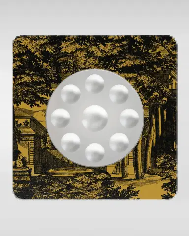Fornasetti Square Frame With Bubbles Mirror - Giardino Settecentesco | Thumbnail 2 Fornasetti Square Frame With Bubbles Mirror - Giardino Settecentesco | Thumbnail 2
