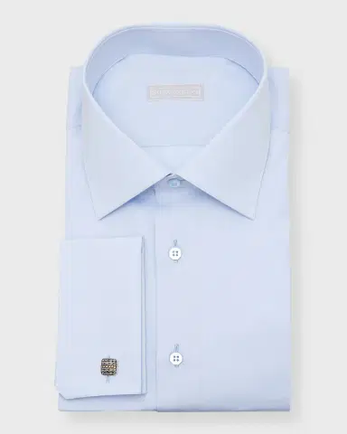 Stefano Ricci Men's French Cuff Dress Shirt | Thumbnail 3 Stefano Ricci Men's French Cuff Dress Shirt | Thumbnail 3