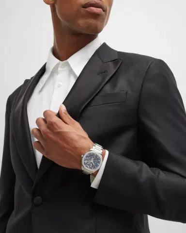 PIAGET 42mm Polo Skeleton Watch, Blue | Thumbnail 3 PIAGET 42mm Polo Skeleton Watch, Blue | Thumbnail 3