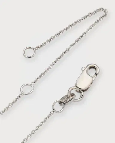 Roberto Coin 18K White Gold Diamond Dragonfly Necklace | Thumbnail 4 Roberto Coin 18K White Gold Diamond Dragonfly Necklace | Thumbnail 4