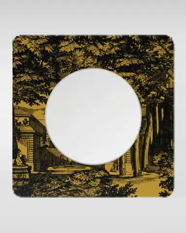 Fornasetti Square Frame With Flat Mirror - Giardino Settecentesco | Thumbnail 2 Fornasetti Square Frame With Flat Mirror - Giardino Settecentesco | Thumbnail 2