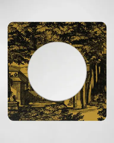 Fornasetti Square Frame With Flat Mirror - Giardino Settecentesco | Thumbnail 3 Fornasetti Square Frame With Flat Mirror - Giardino Settecentesco | Thumbnail 3
