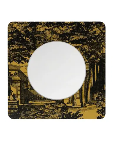 Fornasetti Square Frame With Flat Mirror - Giardino Settecentesco | Thumbnail 1 Fornasetti Square Frame With Flat Mirror - Giardino Settecentesco | Thumbnail 1