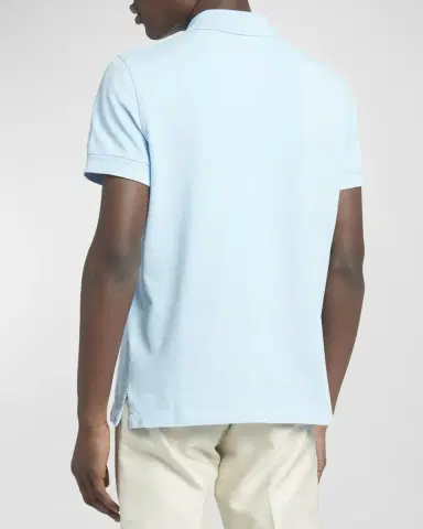 Tom Ford Men's Cotton Pique Polo Shirt | Thumbnail 2 Tom Ford Men's Cotton Pique Polo Shirt | Thumbnail 2