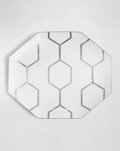 Wedgwood Gio Platinum Accent Plate Octagonal 9.1" | Thumbnail 2 Wedgwood Gio Platinum Accent Plate Octagonal 9.1" | Thumbnail 2